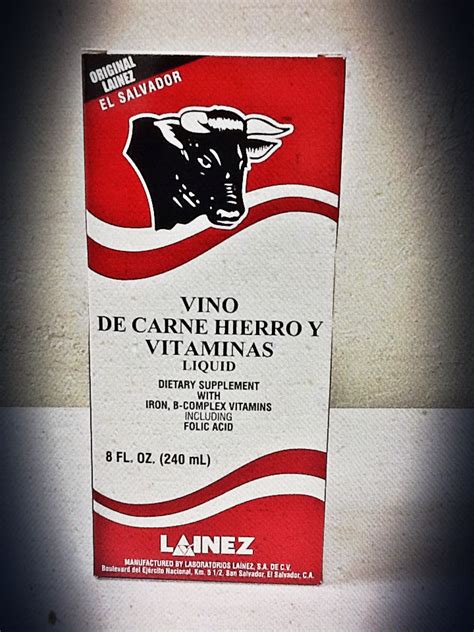 vino carne hierro para que sirve